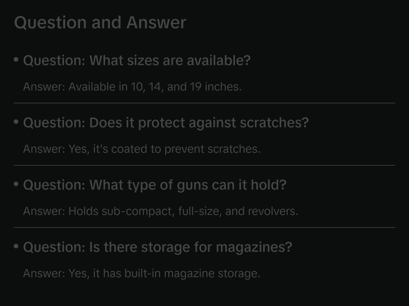 Magnetic Pistol Rack with Magazine Storage - Black Concrete Design for Easy Installation and Versatile Use