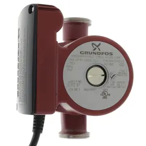 Grundfos 99452462, UP15-29SUC/TLC, Circulator Pump, 1/12 HP, 115 V, Union Connection Ready, Cord Attached (OS)