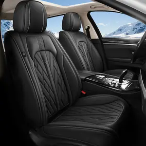 For Volkswagen Tiguan 2009-2023 Car 5-Seat Covers Faux Leather Cushion Pad, Automotive Seat Covers, Seat Protectors Cushion