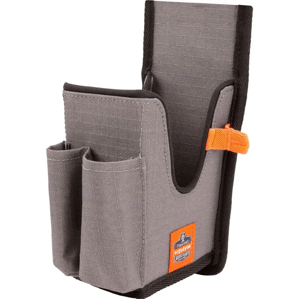 Ergodyne Squids 5540 Large Gray Handheld Barcode Scanner Holster with Belt Loop, Work Accessories (B3135342)