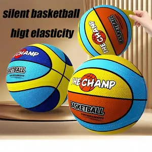 Silent Basketball High Elasticity Indoor Training Foam Ball Without Sounds for Various Indoor Activities Interactive Game Props Interesting Gifts Home Workout Equipment Exercise Equipment