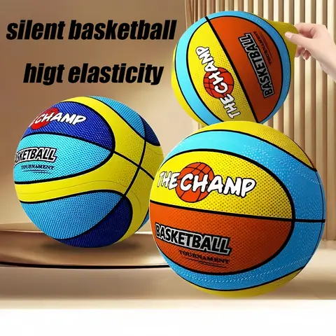 Silent Low Noise Foam Basketball - Indoor Sports Equipment for Adults, Indoor Activities Training Prop, Casual Basketballs Gift for Enthusiasts