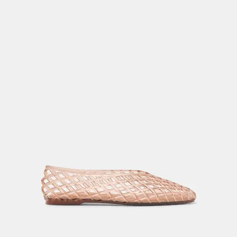 Dolce Vita Women's Mocha Jam Flat Shoes, Casual Lightweight Flats Footwear, Fashionable Everyday Shoe