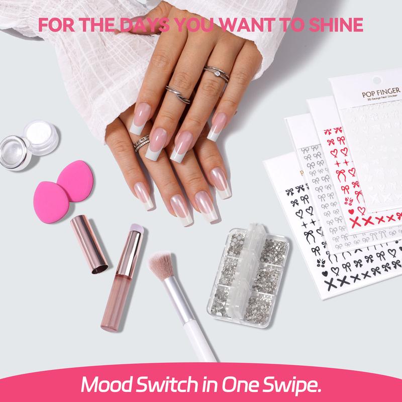 AILLSA Cozy French Press-On Kit with Chrome Powder, 5 Base Colors, 30g Hold Strong Solid Gel Glue, Square Natural-Fit gelx Tips, Gentle DIY Press-On Fake Nails Set for Fall Tiktokshopblackfriday AILLSA Cozy French Press-On Kit with Chrome Powder, 5 Base Colors, 30g Hold Strong Solid Gel Glue, Square Natural-Fit gelx Tips, Gentle DIY Press-On Fake Nails Set for Fall Tiktokshopblackfriday