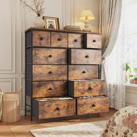 Brown-12 Drawers