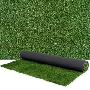 5ft x 10ft Premium Artificial Turf Mat with Drainage Holes.Thick Fake Grass with Rubber Backing, Ideal for Indoor/Outdoor Pet Areas, Garden, Lawn, Patio & Balcony Decor(Grass height 0.6 inches/1.5cm) Decorative Fruit Plants Box Ornaments