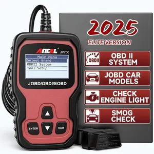 ANCEL JP700 Japanese Car Code Reader JOBD Scanner, Automotive Diagnostic Tool, Check Engine Light OBDII Diagnostic Scan Tool Turn off MIL for Toyota, Nissan, Mazda, Honda, Suzuki, Subaru, Daihatsu, Mitsubishi