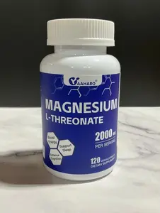 Magnesium L Threonate - 120x Capsules - 2000 MG per Serving - Non-GMO