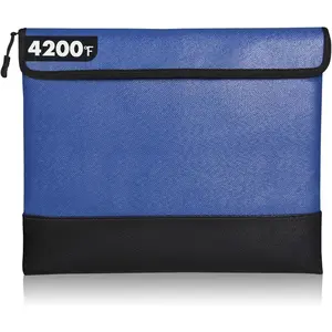 4200? Fireproof Bag for , Documents and Valuables - A4 (11x13.3") - , Portable, and Reflective  Bag with Handheld Strap - Ideal for , Office & Travel