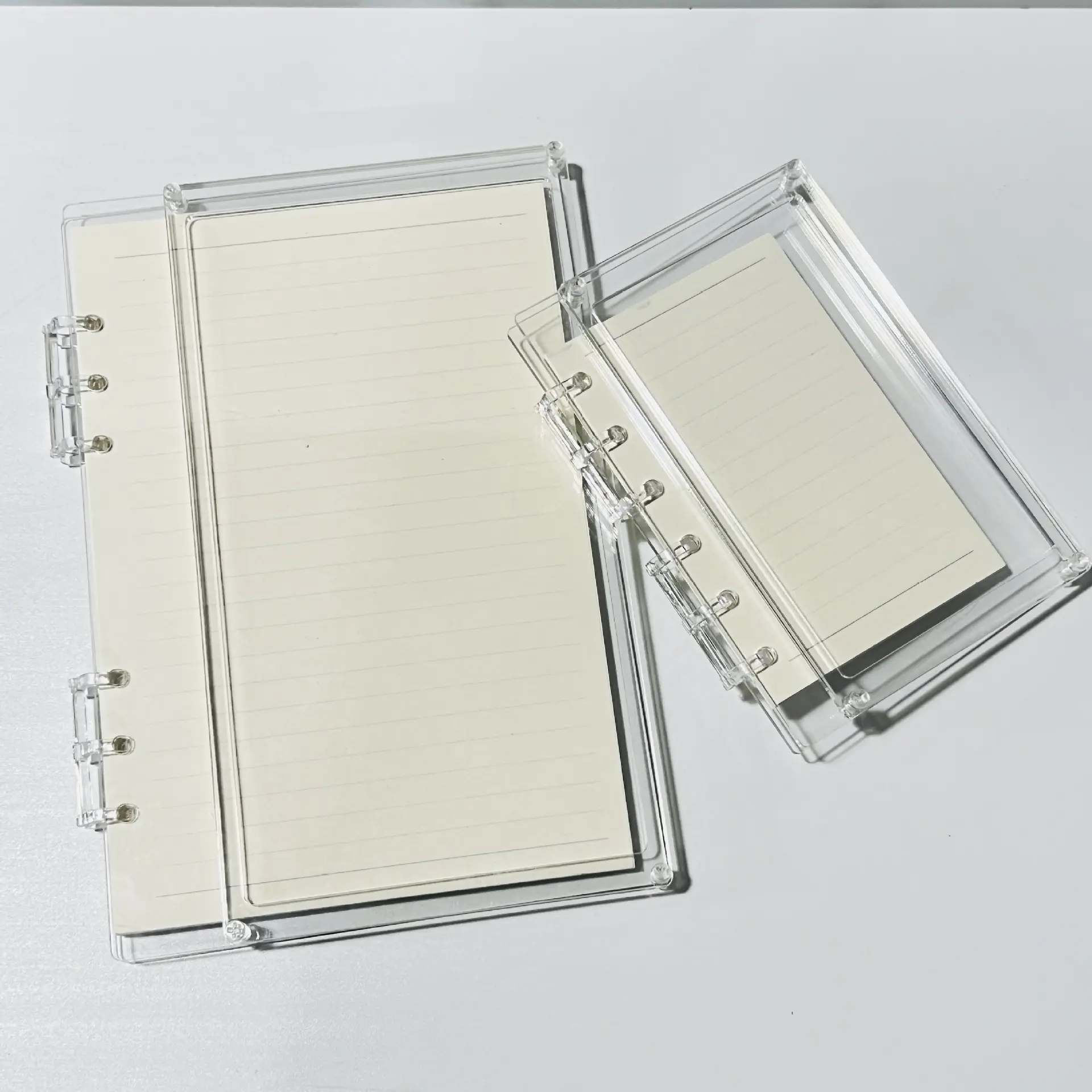 DIY Clear Shaker notebooks album accessories medium small size