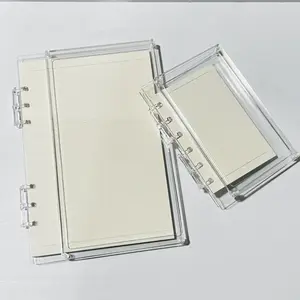 DIY Clear Shaker notebooks album accessories medium small size