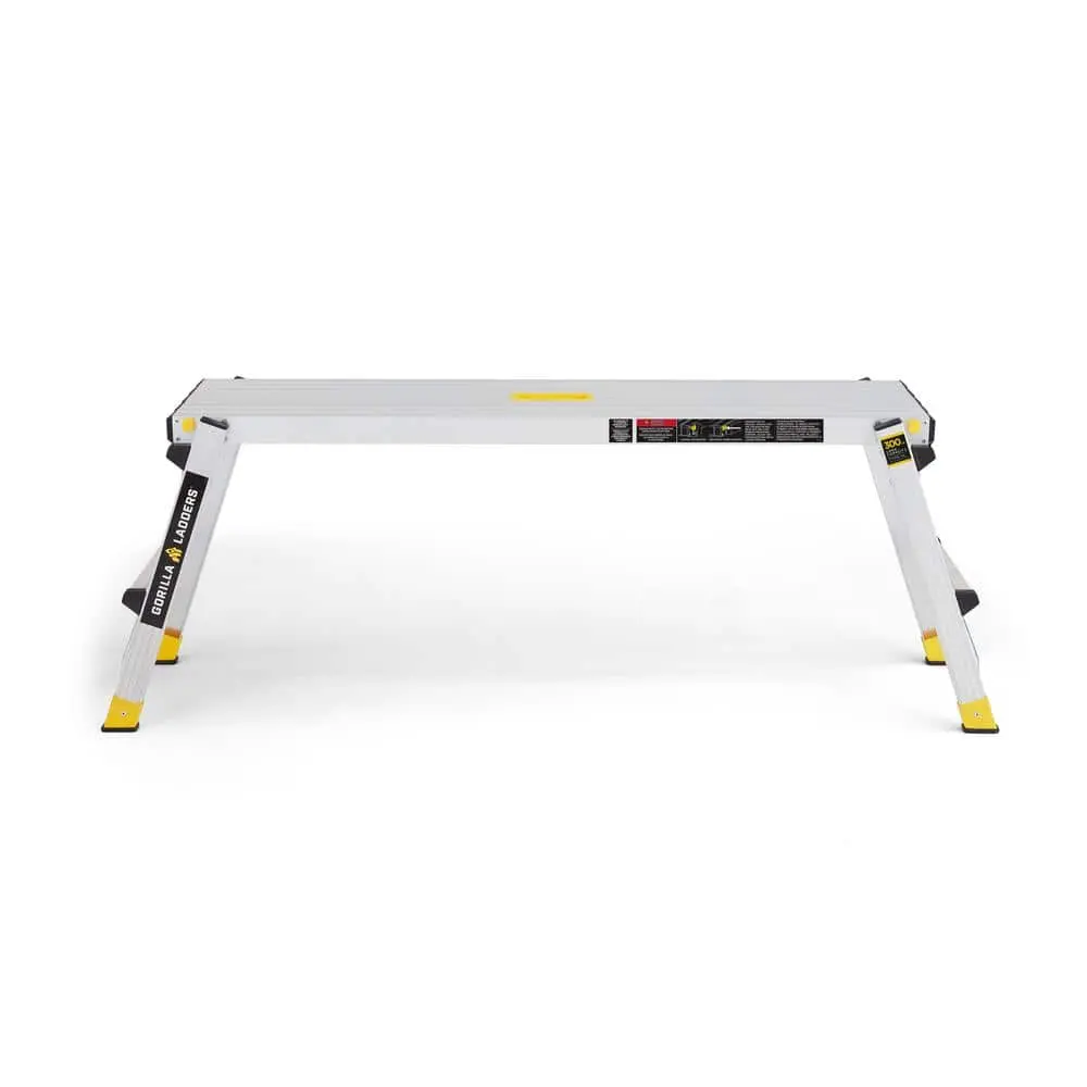 4 ft. x 12 in. x 20 in. Aluminum Slim-Fold Work Platform ,300 lbs. Load Capacity