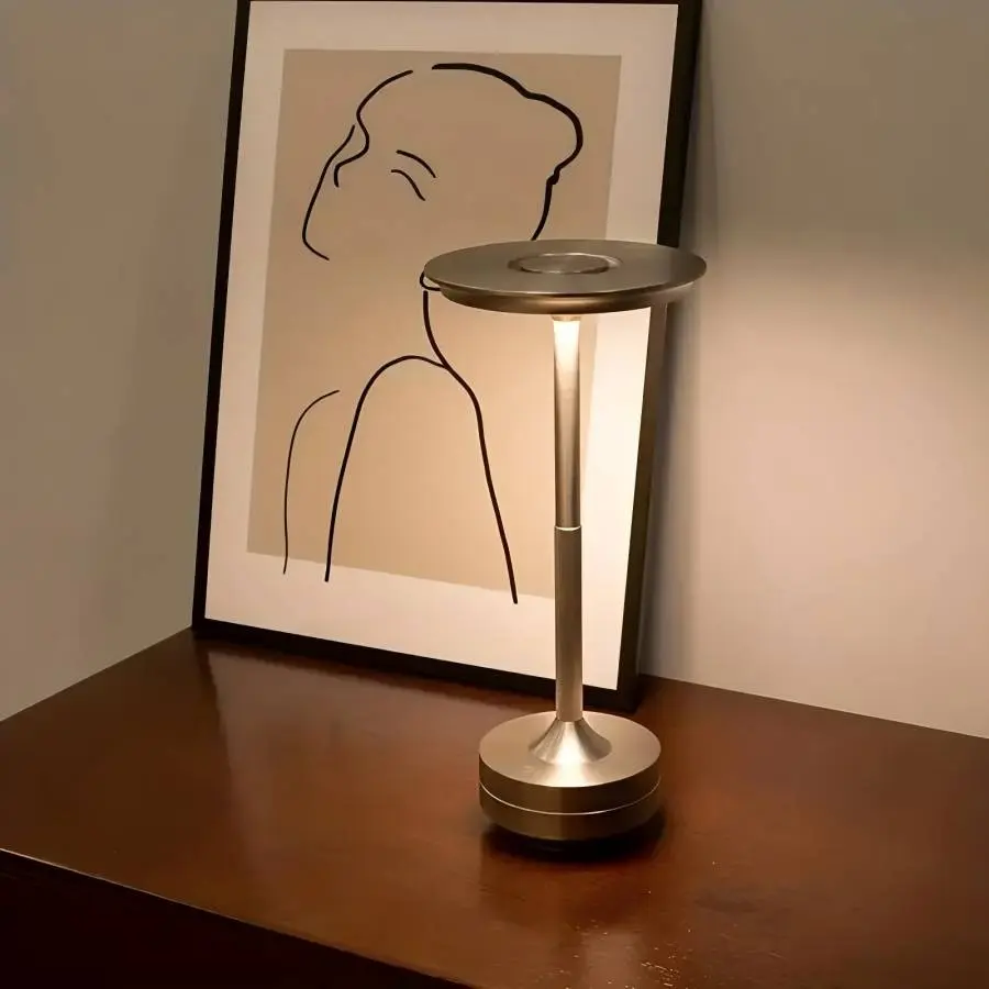 Rechargeable Touch Sensor LED Night Light Lamp, Decorative Night Light Nightstand Lamp Bedside Touch Lamp Modern Night Lights Indoor Night Light Ideal for Bedroom Decor Reading Surround Lighting Perfect for Restaurant Hotel Bar Use Home Lighting