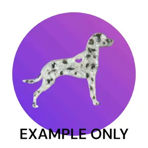 Customizable Resin Dalmatian keychain/3D magnet - All Proceeds donated to surgery !