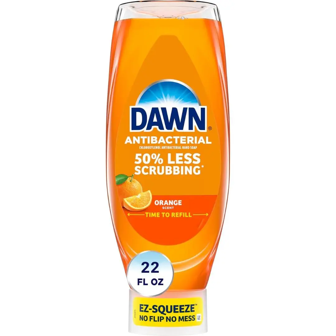 Dawn Ultra Antibacterial EZ-Squeeze Hand Soap, Orange, 22 Fl Oz