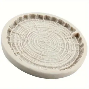 Forest Stump Shaped Silicone Mold, 1 Count Baking Fondant Cake Decorating Mold, Decorative Clay Plaster Mold for Home Kitchen