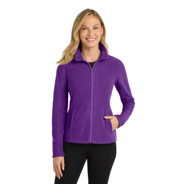 Port Authority® Ladies Microfleece Jacket. L223 Lightweight Womenswear
