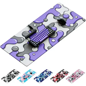 Gaming  Pad Large  XXL  Pad for Gaming - Desk Mat for Keyboard - Thick Artisan Mousepad for Desk (Lavender Drip)