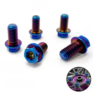 Titanium Sprocket Bolts 5-Pack [M8x16mm]