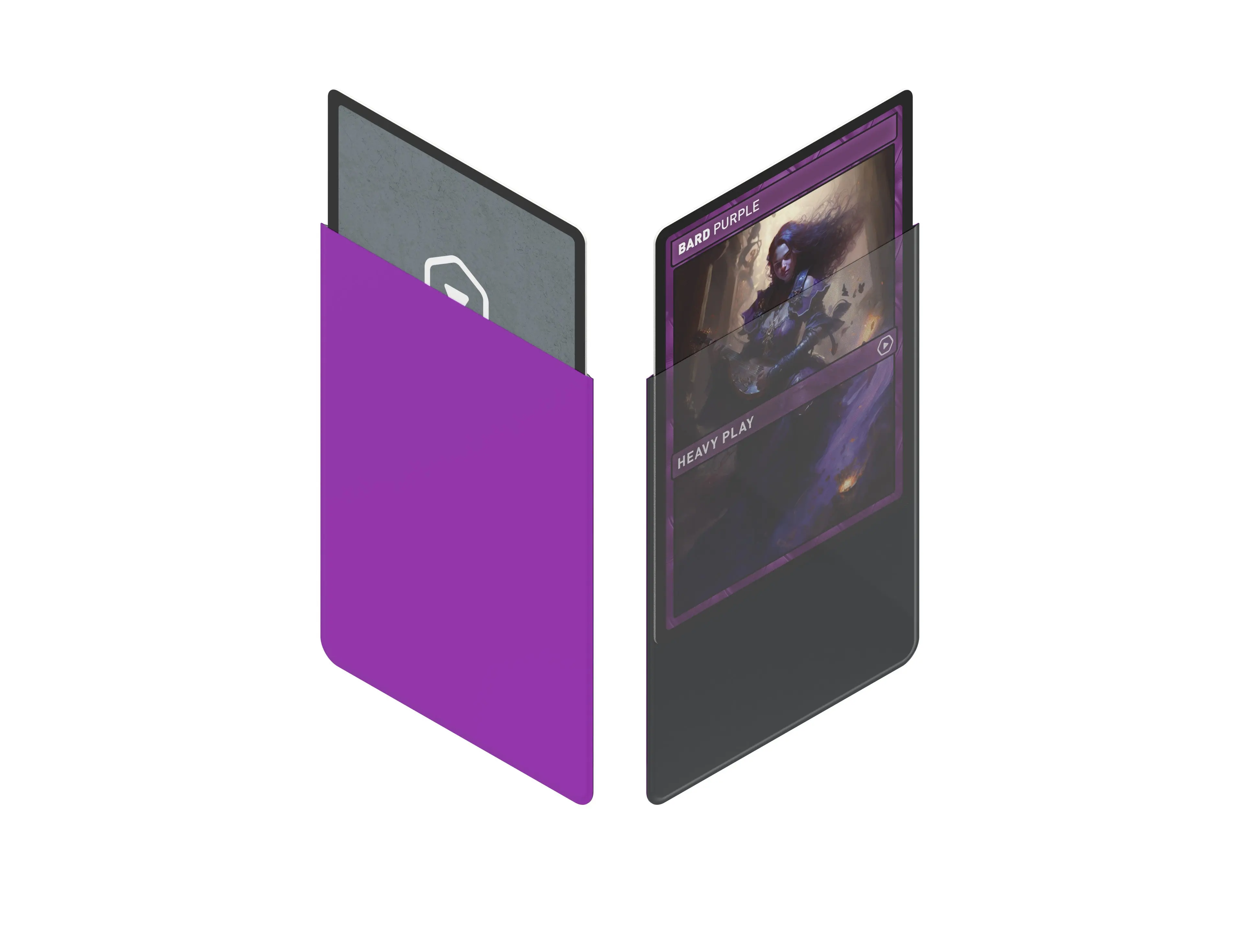 Heavy Play CURV Sleeves Standard 100 Count - Bard Purple