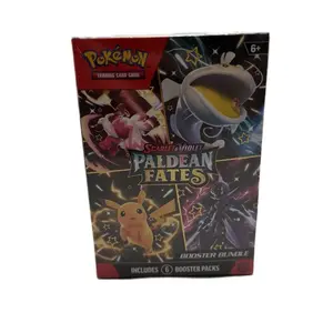Pokémon Scarlet & Violet Paldean Fates Booster Bundle - Includes 6 Booster Packs, 6 Boosters, and 1 Booster Blade
