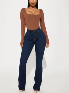 Flex Game Soft Stretch Bootcut Jeans - Dark Wash