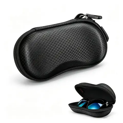 FINTIE EVA Hard-Shell Sunglasses Holder - Portable Glasses Case with Carabiner Hook, Fits Most Eyeglasses & Sports Glasses, Anti-Shock