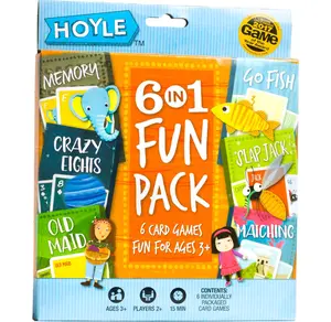 Hoyle 6-in-1 Kids Card Game