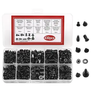 430 count Professional  Screws Assortment Kit, Includes Motherboard Standoffs, SSD, HDD, Fan, PC Case, Power  Screws - Durable & Versatile for DIY PC Builds and Repairs