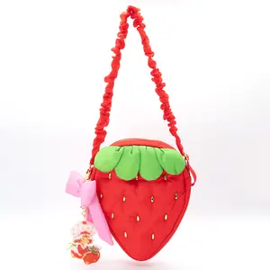 Strawberry Shortcake™ Quilted Strawberry Crossbody Bag