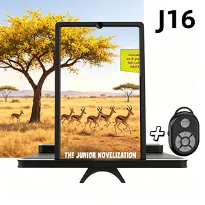 Multifunctional Mobile Phone Amplifier Stand with Built-in Speaker, Video Remote Control Compatibility for TikTok Viewing