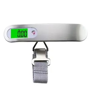 Digital Luggage Scale 110lbs/50kg, High Precision Travel Baggage Weight Scale, Backlit LCD Display, Auto Lock, Durable Strap, Portable