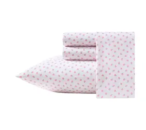 Laura Ashley Sweet Lady Bugs Pink-Green Twin XlSheet Set Laura Ashley Sweet Lady Bugs Pink-Green Twin XlSheet Set