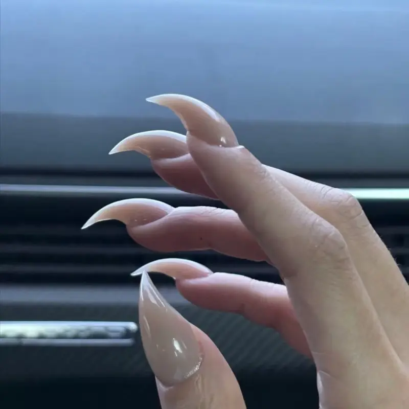 2025 New Sweet and Cool Gothic Fake Nails Short Cat Claws Handmade Press On Nails Unique Halloween Gifts for Women&Girls