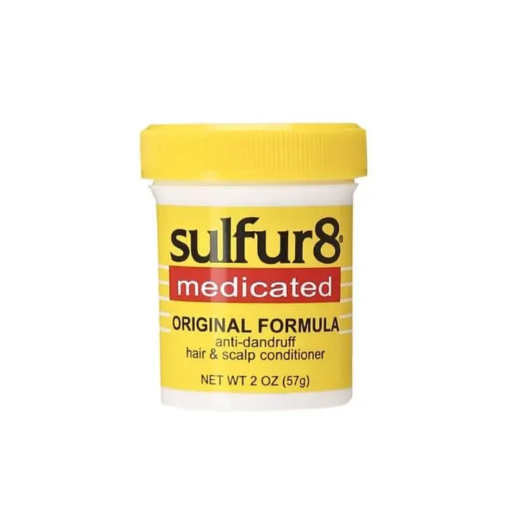 SULFUR8 Medicated Hair & Scalp Conditioner - Original Formula Anti-Dandruff Scalp Care Cream for Itching, Flaking, 2 oz Haircare Treatment