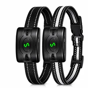 2 Pack Dog Bark Collar Rechargeable – No Shock Anti Bark Collar with Vibration Beep IP67 Waterproof
