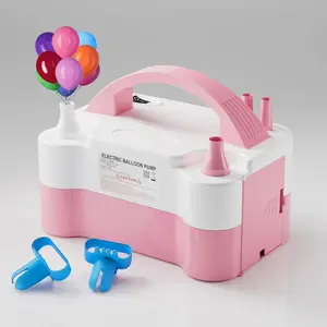 Balloon Pump - Dual Nozzle Air Pump for Balloon, Balloon Blower Save Time and Effort, Balloon Inflator for Parties and Decorations - 110V-120V, 600W
