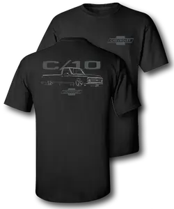 CHEVROLET TRUCKS C/10 VINTAGE 2 Sides T-shirt, Old School Chevy Shirt, Classic Chevy Truck Shirt, Casual Menswear Crewneck, Made in USA, Fast Shipping