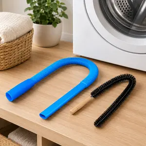 Sealegend Dryer Vent Cleaner kit Dryer Vacuum Hose Attachment with Stretch Universal Connector, Dryer Vent Cleaning Tool Vacuum Hose Lint Remover, Blue