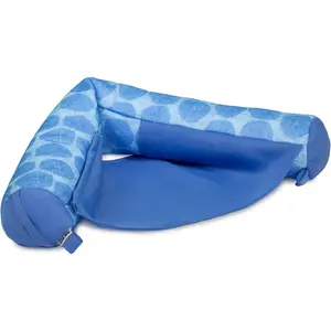 Noodle Sling No Inflation Needed Pool Seat with Armrests, Coral Bloom Double Sided Mesh Quick Draining Fabric, 3 feet