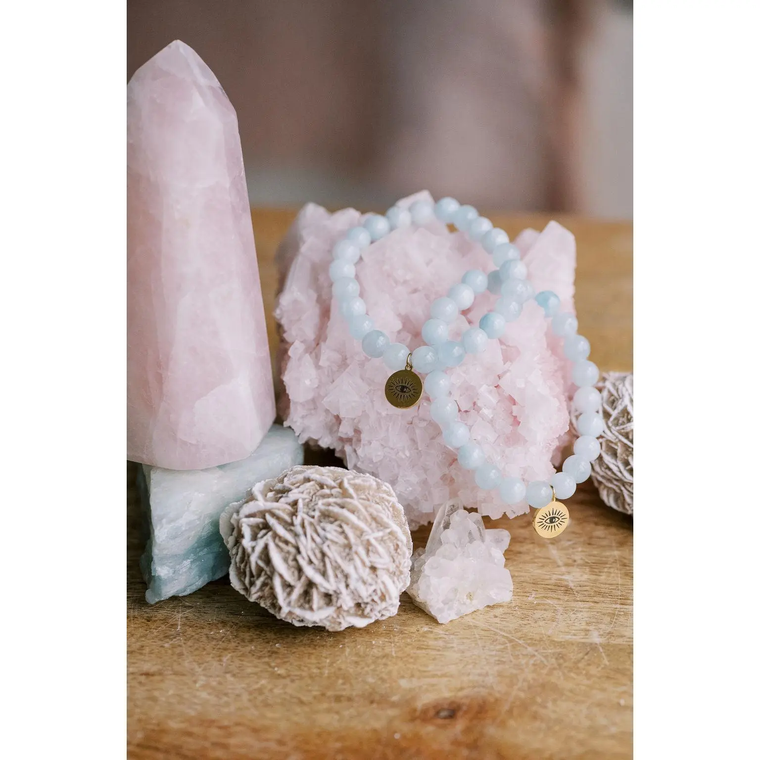 Aquamarine 'Overcome Overwhelm' Bracelet