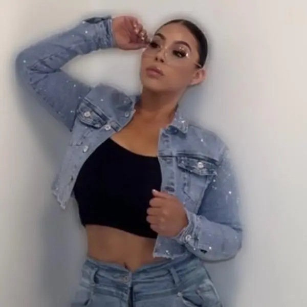 Rhinestone Blue Jacket