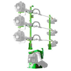 Green Touch Industries 3 Position Line Trimmer Rack & Backpack Leaf Blower Rack Green Touch Industries 3 Position Line Trimmer Rack & Backpack Leaf Blower Rack