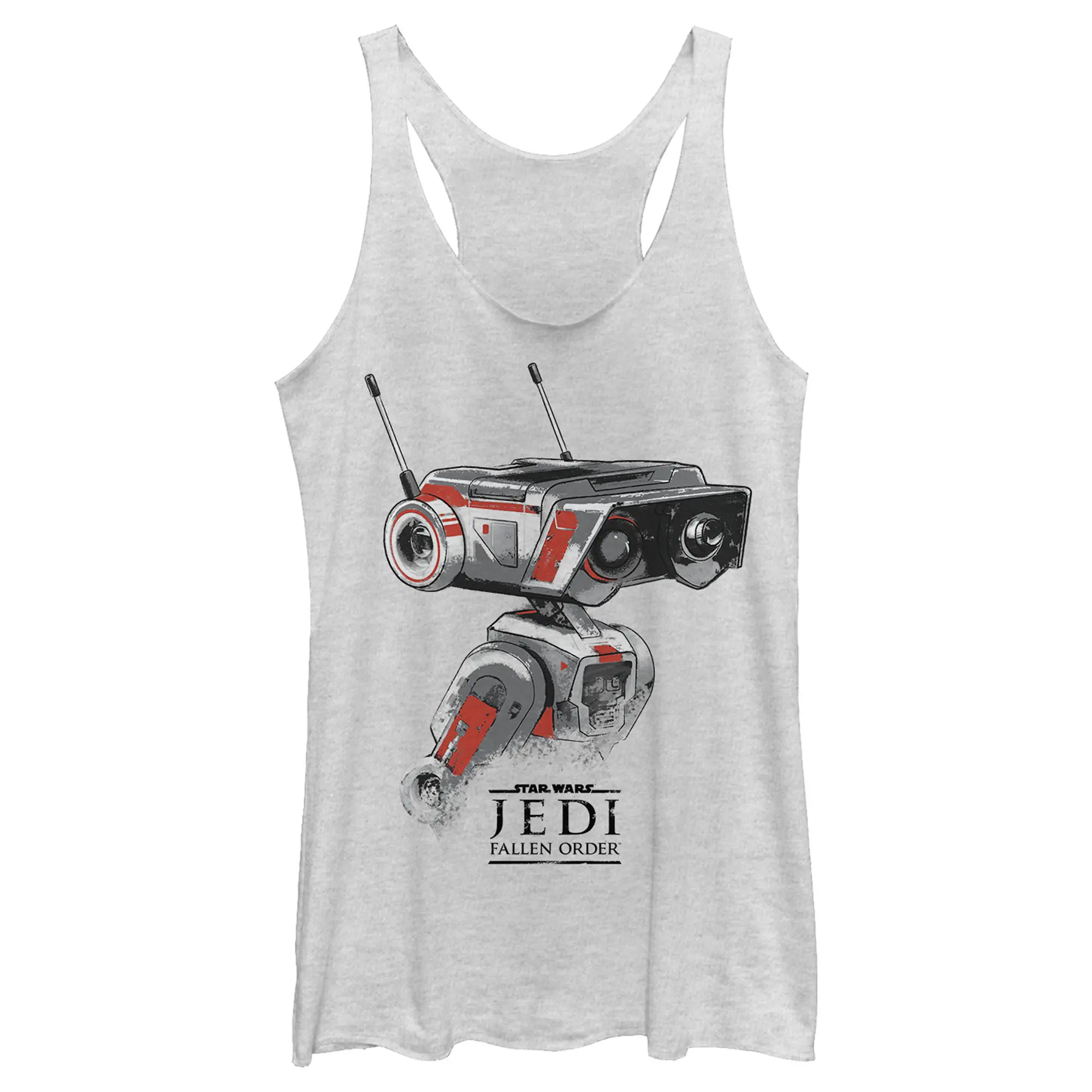 Women's Star Wars Jedi: Fallen Order BD-1 Grunge Racerback Tank Top