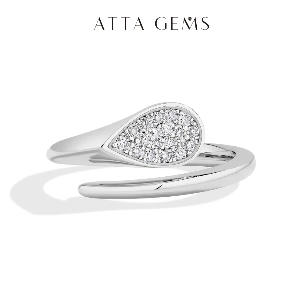 925 Sterling Silver Lab-Created Moissanite Ring for Women, Classic D Color Fashion Engagement Ring as a Diamond Alternative, Engagement Promise Rings