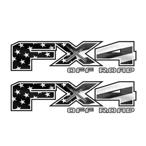 FX4 Off Road USA Flag Decal Replacement Sticker F 150 Bedside