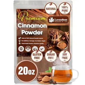 Premium 20oz Cinnamon Powder, 100% Natural & Pure, Ground Cinnamon Bark, No Additives, No Gluten, Vegan