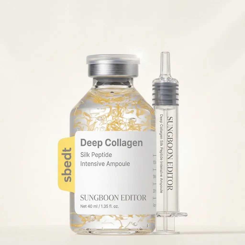Sungboon Editor Silk Lifting Peptide Ampoule 1.35 fl oz | Wrinkle Care | Face-Lift at Home serum with Peptides & Deep Collagen 40ml | Plumping, Smooth, Anti aging Korean Skincare