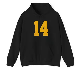 Golden Navy Brandy Unisex Hoodie, Melville Christy 14 Pullover, Heavy Blend Sweatshirt