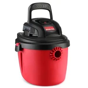 Shop-Vac 2.5 Gallon 2.5 Peak HP Wet/Dry Vacuum, Portable Compact Shop Vacuum with Collapsible Handle Wall Bracket & Multifunctional Attachments for Home, Jobsite
